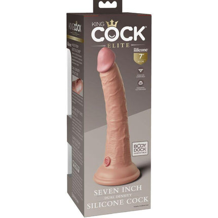 king cock elite dildo realistico in silicone 17 8 cm