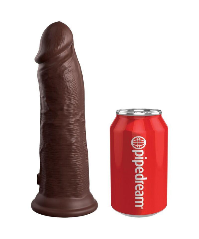 king cock elite dildo realistico in silicone 20 3 cm marrone