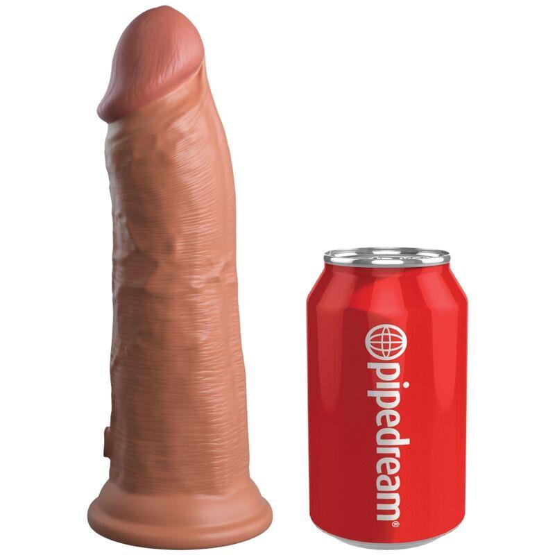 king cock elite dildo realistico in silicone 20 3 cm caramel