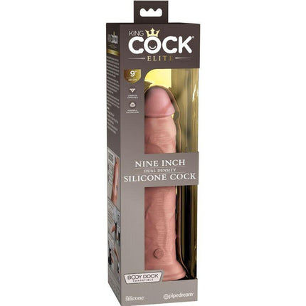 king cock elite dildo realistico in silicone 23 cm