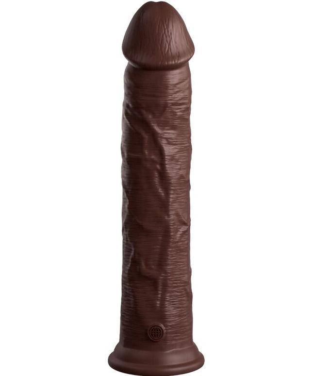 KING COCK - ELITE DILDO REALISTICO IN SILICONE 28 CM MARRONE