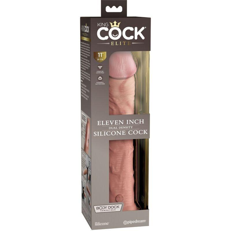 king cock elite dildo realistico in silicone 28 cm