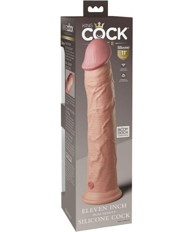 king cock elite dildo realistico in silicone 28 cm