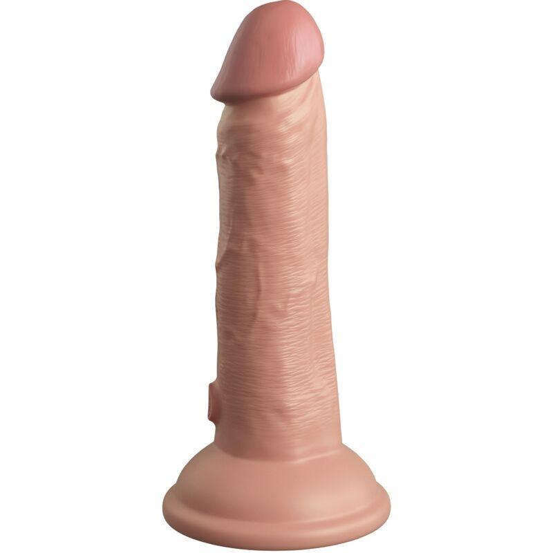 king cock elite dildo realistico vibrante e silicone 15 2 cm