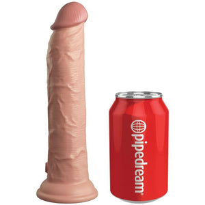 king cock elite vibratore dildo realistico e telecomando in silicone 23 cm