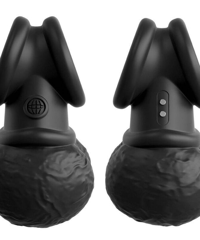 king cock elite anello con testicolo vibrante in silicone