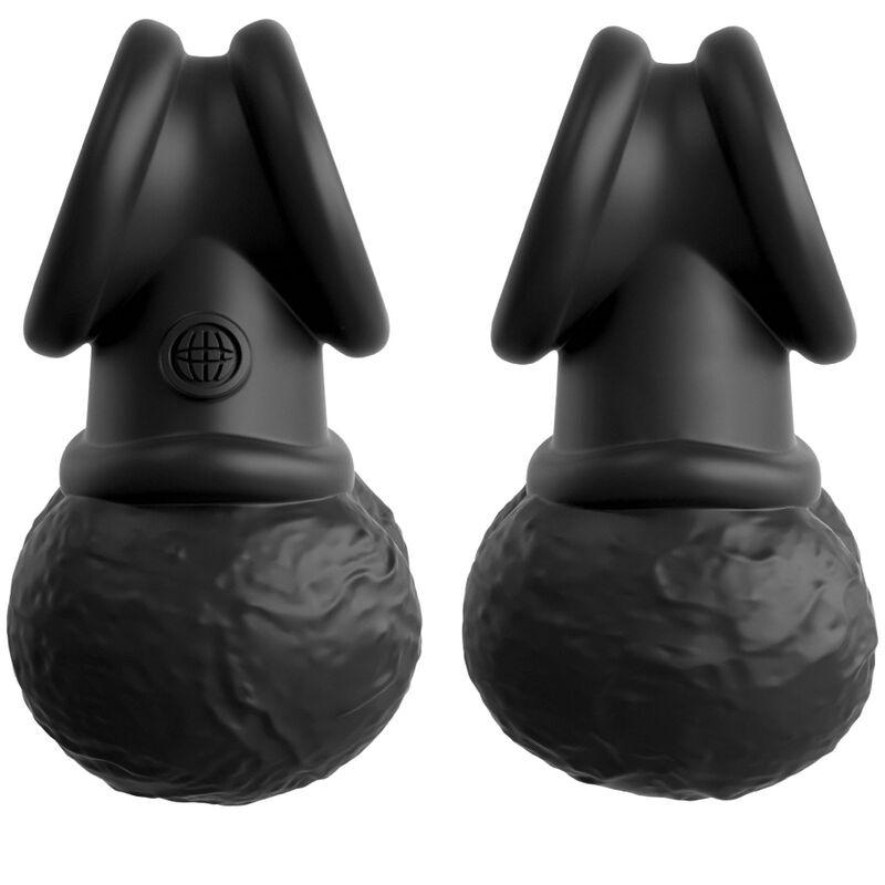 king cock elite anello con testicolo in silicone