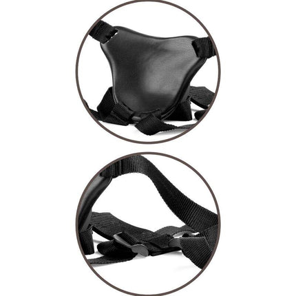 king cock elite comoda imbracatura regolabile con dildo 17 8 cm
