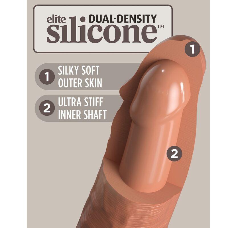 king cock elite comoda imbracatura regolabile con dildo 17 8 cm