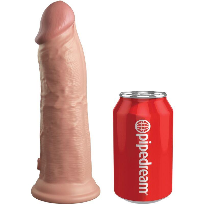 king cock elite kit imbracatura regolabile deluxe anello con testicoli e dildo 20 3 cm