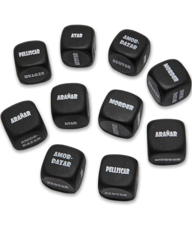 diablo picante dado sado nero 3 x 3 mm