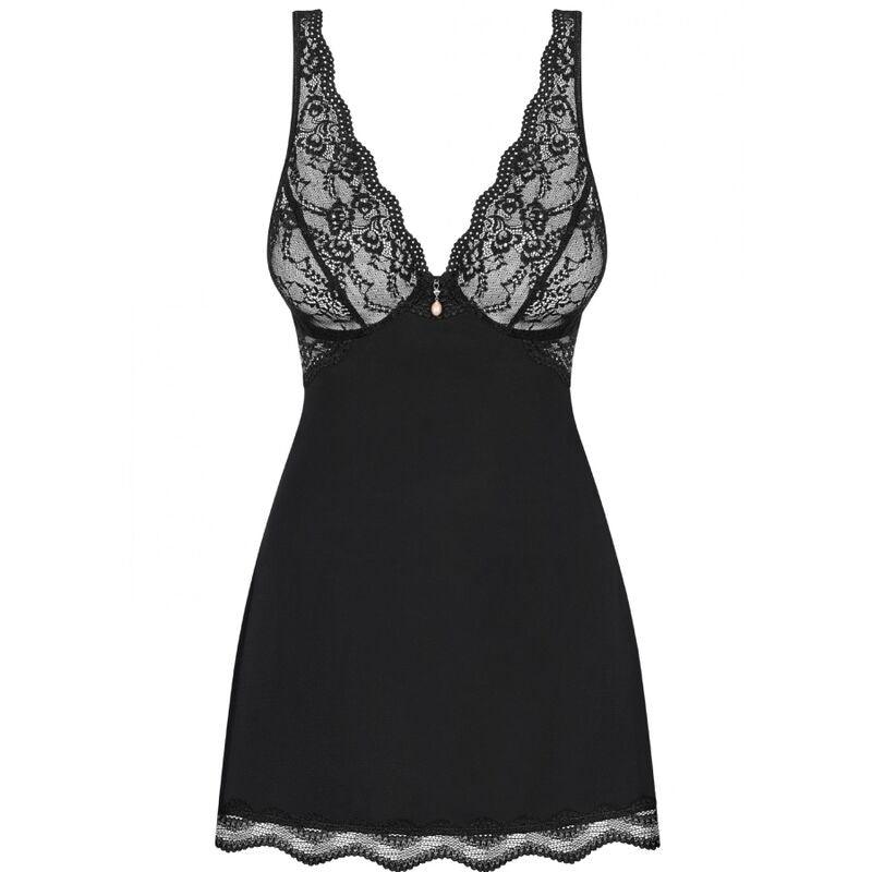 obsessive babydoll e perizoma luvae nero xs s