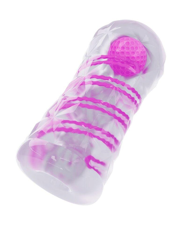 pretty love masturbatore maschile fantasy con spirale interna e sfere trasparenti
