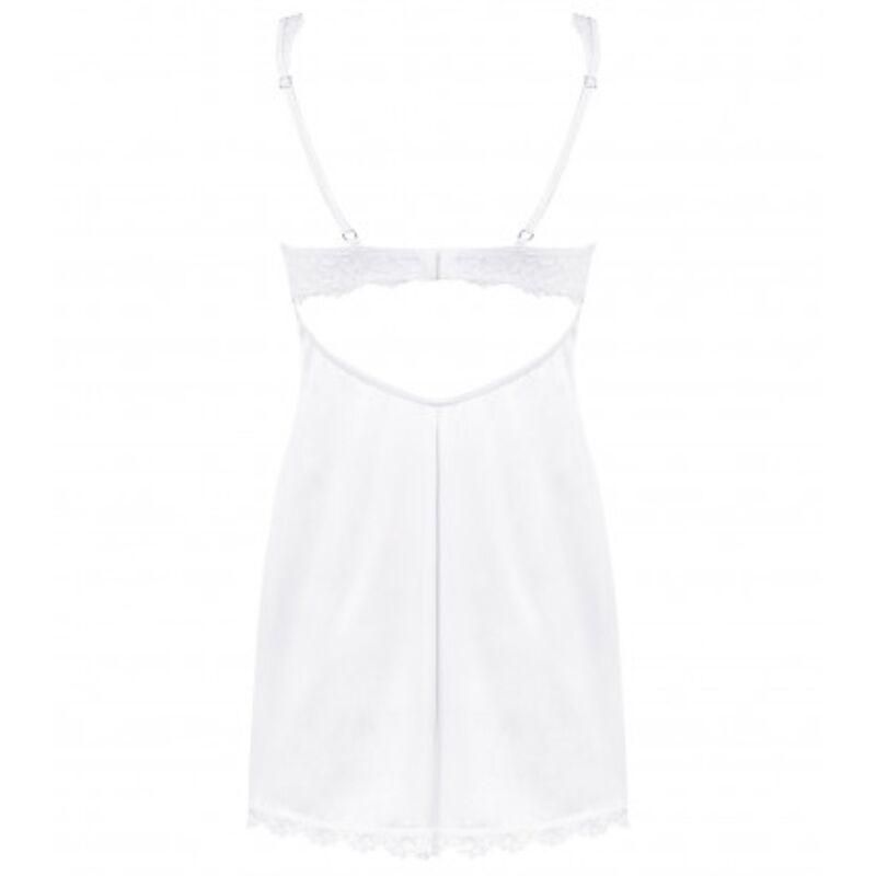 obsessive chemise amor blanco e tanga bianco s m