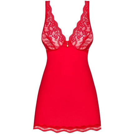 obsessive luvae babydoll tanga rosso s m