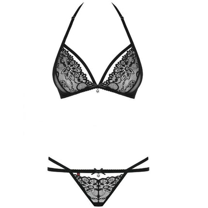 obsessive 838 set due pezzi nero s m
