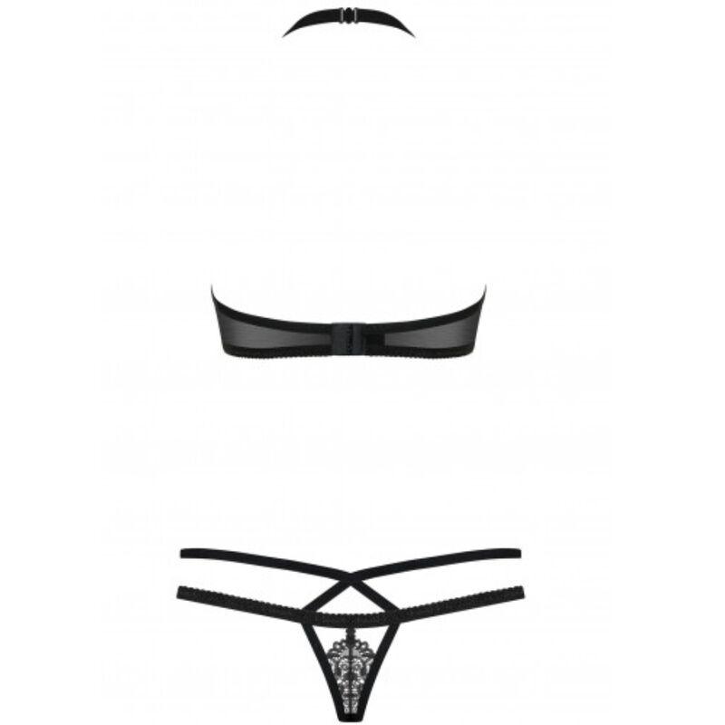 obsessive 838 set due pezzi nero s m