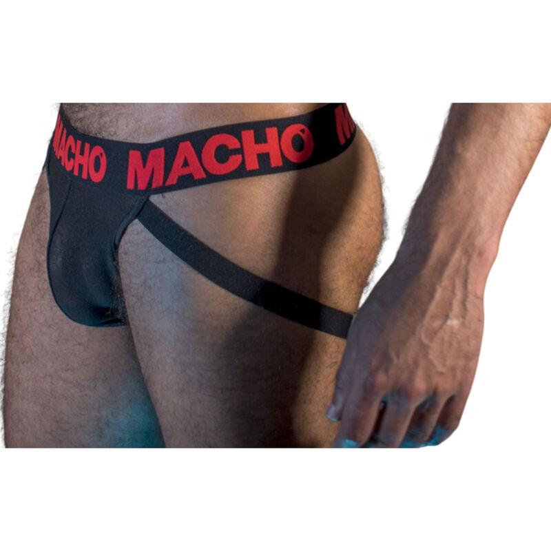 macho mx26x2 jock nero rosso s