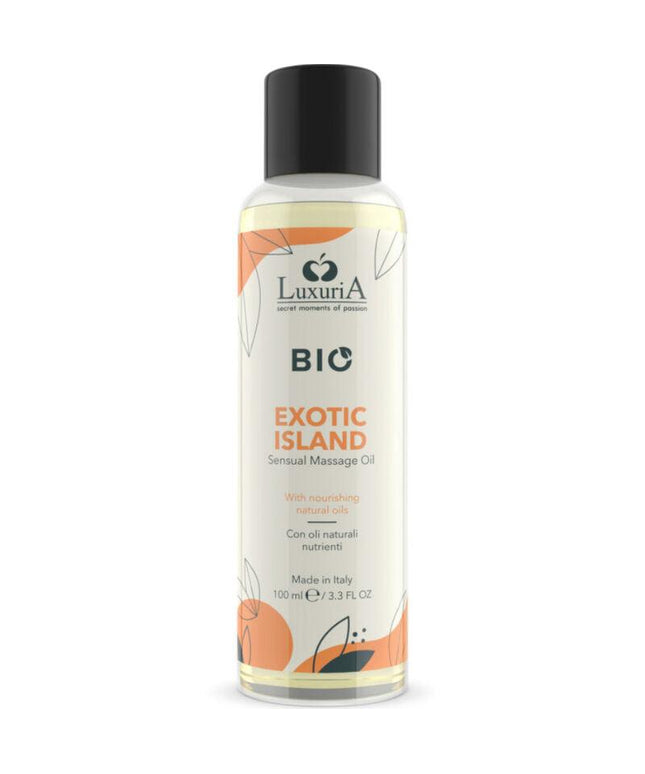 intimateline luxuria olio da massaggio bio isola esotica 100 ml