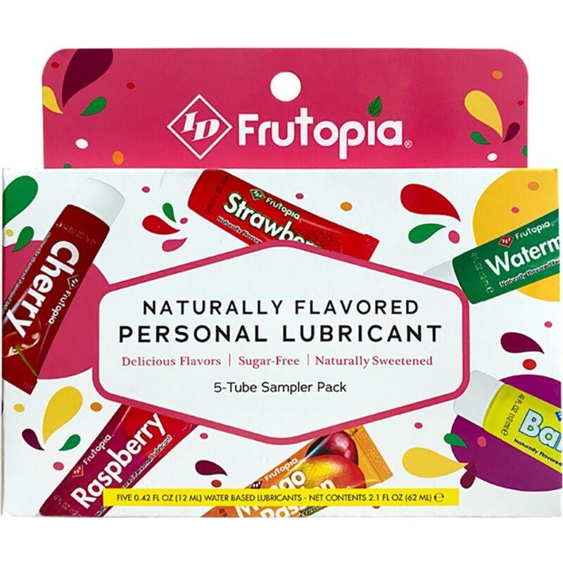 id frutopia lubrificanti assortiti 5 confezione da 12 ml