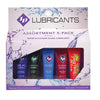 id juicy lube confezione assortita da 5 tubi lubrificanti da 12 ml