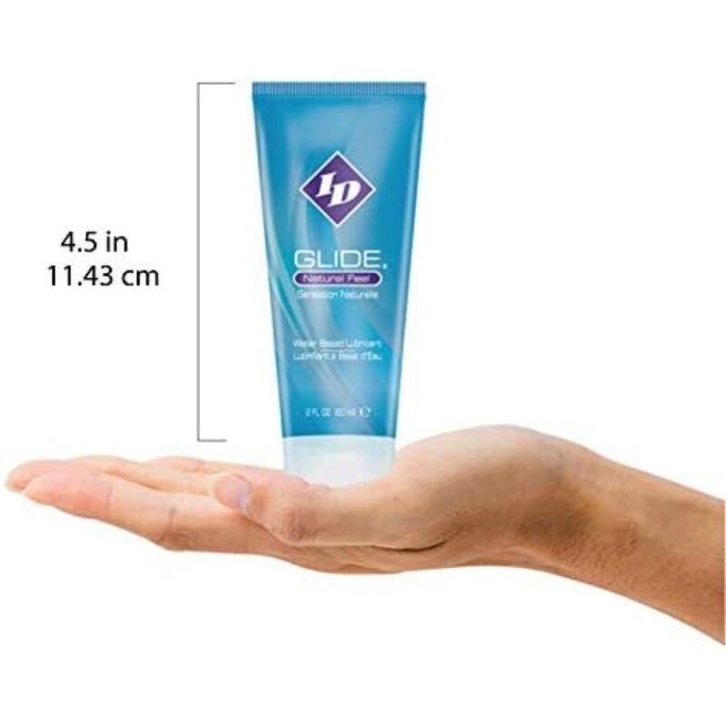 id glide lubrificante a base acqua da viaggio ultra lunga durata tubo 60 ml