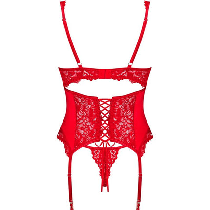 OBSESSIVE - CORSETTO E PERIZOMA AMOR CHERRIS L/XL
