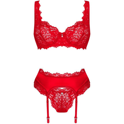 OBSESSIVE - SET AMOR CHERRIS 3 PEZZI S/M