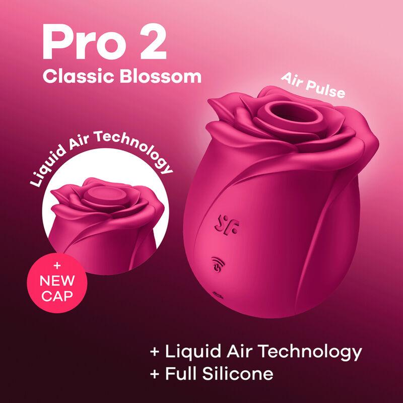 satisfyer air pulse vibratore pro 2 classic blossom