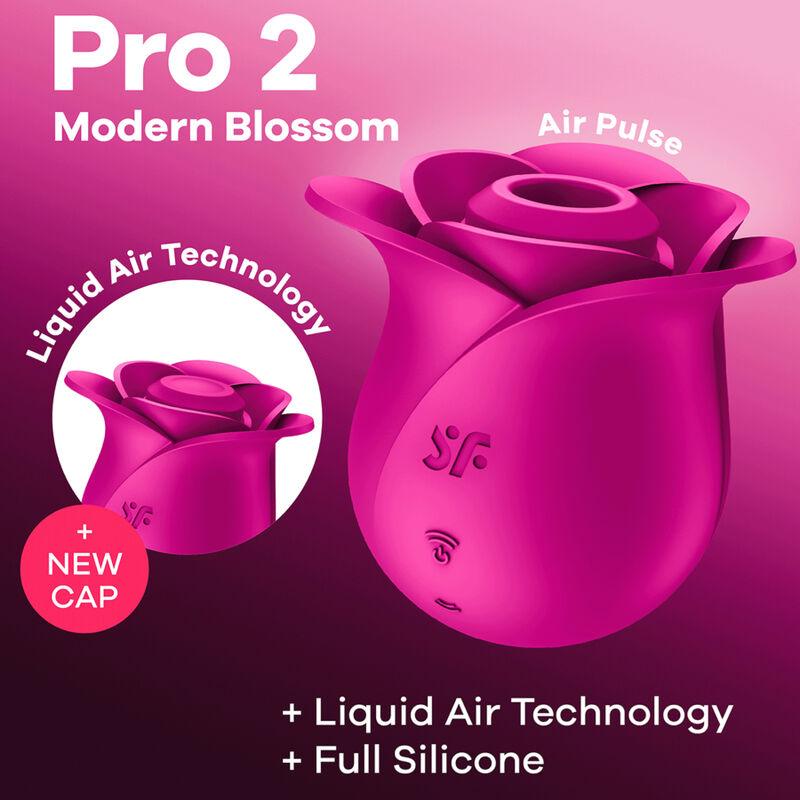 satisfyer air pulse vibratore moderno pro 2 blossom