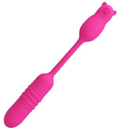 pretty love proiettore vibrante in silicone rosa