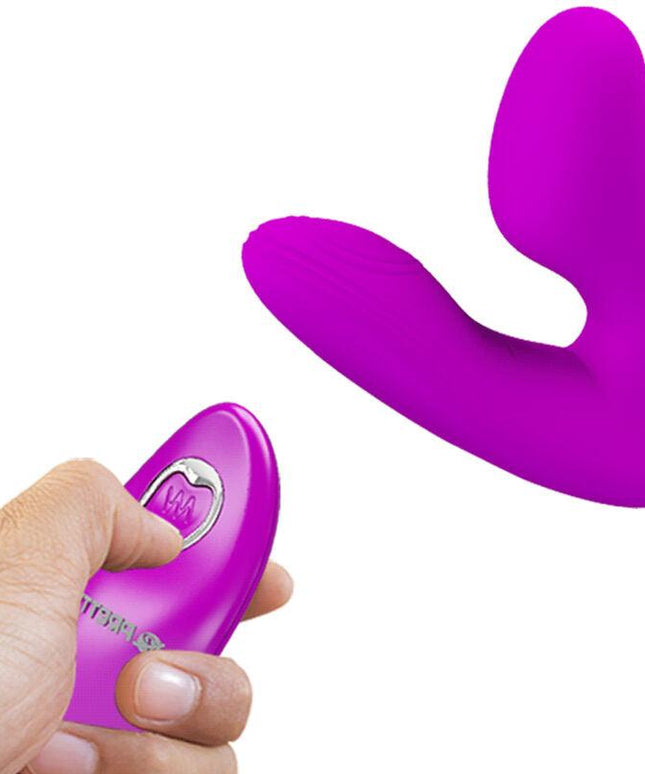 pretty love massaggiatore per clitoride melvin con telecomando