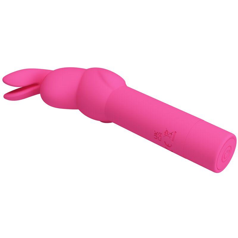 pretty love vibratore in silicone coniglio gerardo fuschia