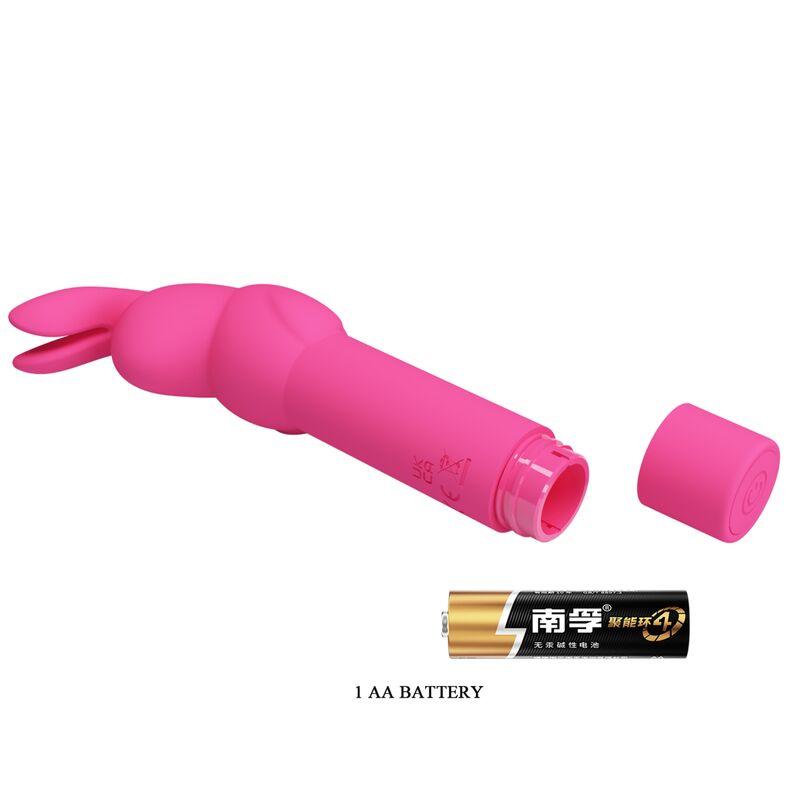 pretty love vibratore in silicone coniglio gerardo fuschia