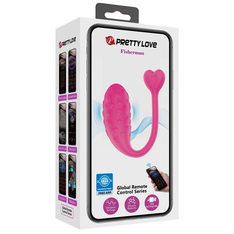 pretty love uovo vibrante pink fisher controllato da app