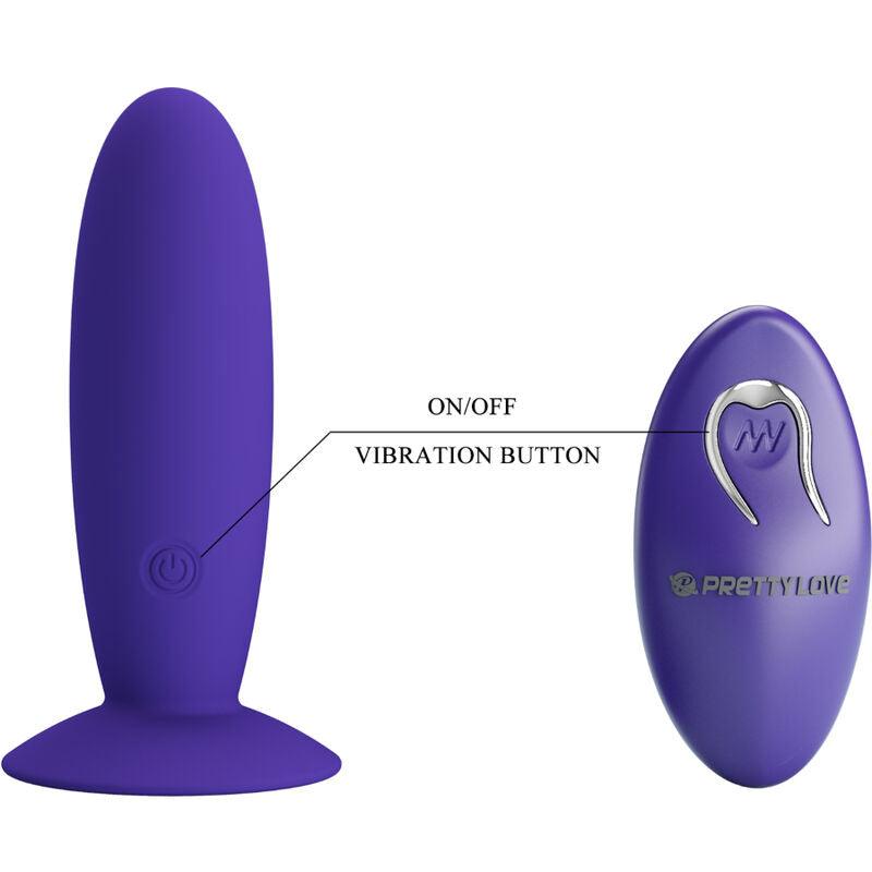 pretty love youth plug vibratore anale telecomando violetto