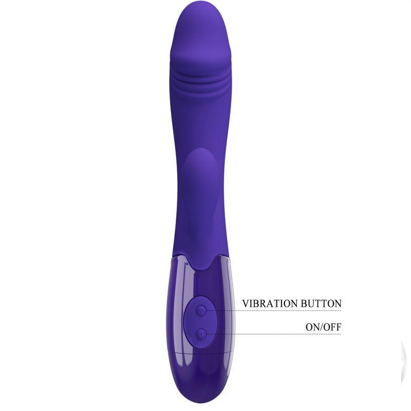 pretty love vibratore snappy youth e stimolatore del punto g violetto