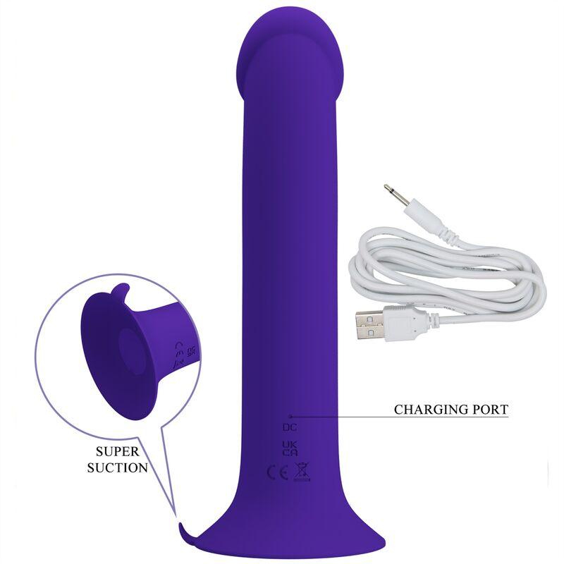 pretty love dildo vibrante murray youth e violetto ricaricabile