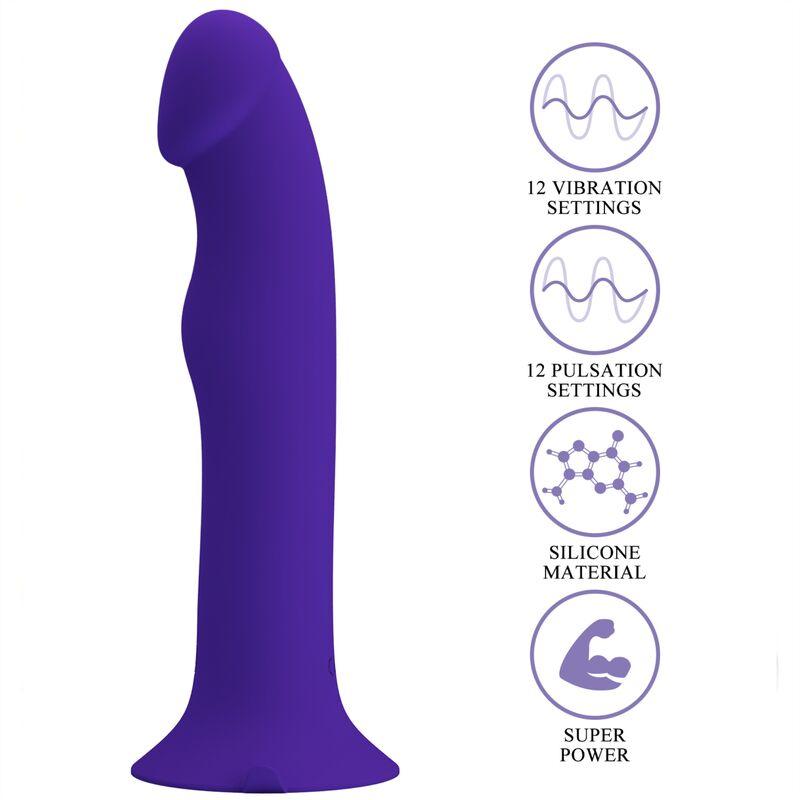 pretty love dildo vibrante murray youth e violetto ricaricabile