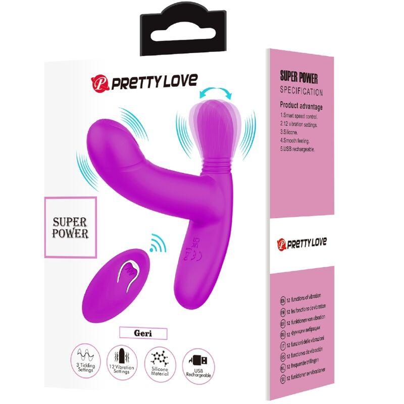 pretty love massaggiatore per clitoride geri telecomando rosa