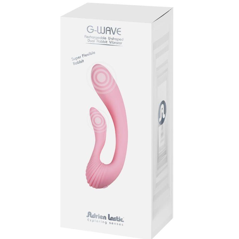 adrien lastic vibratore g wave dual rabbit rosa