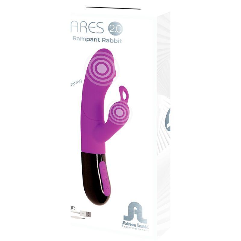 adrien lastic vibratore ares 2 0 coniglio viola