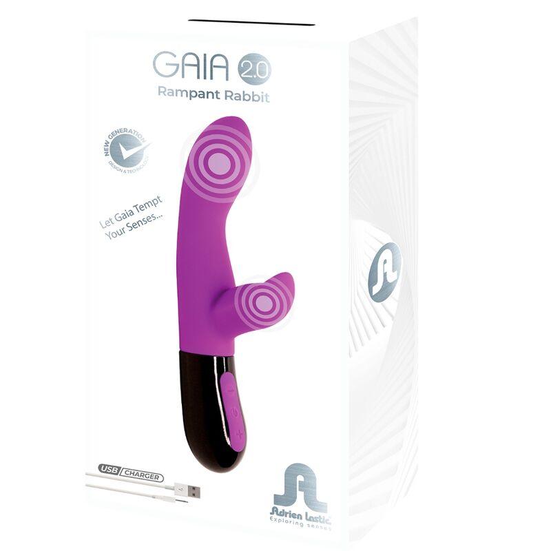 adrien lastic vibratore gaia 2 0 coniglio viola