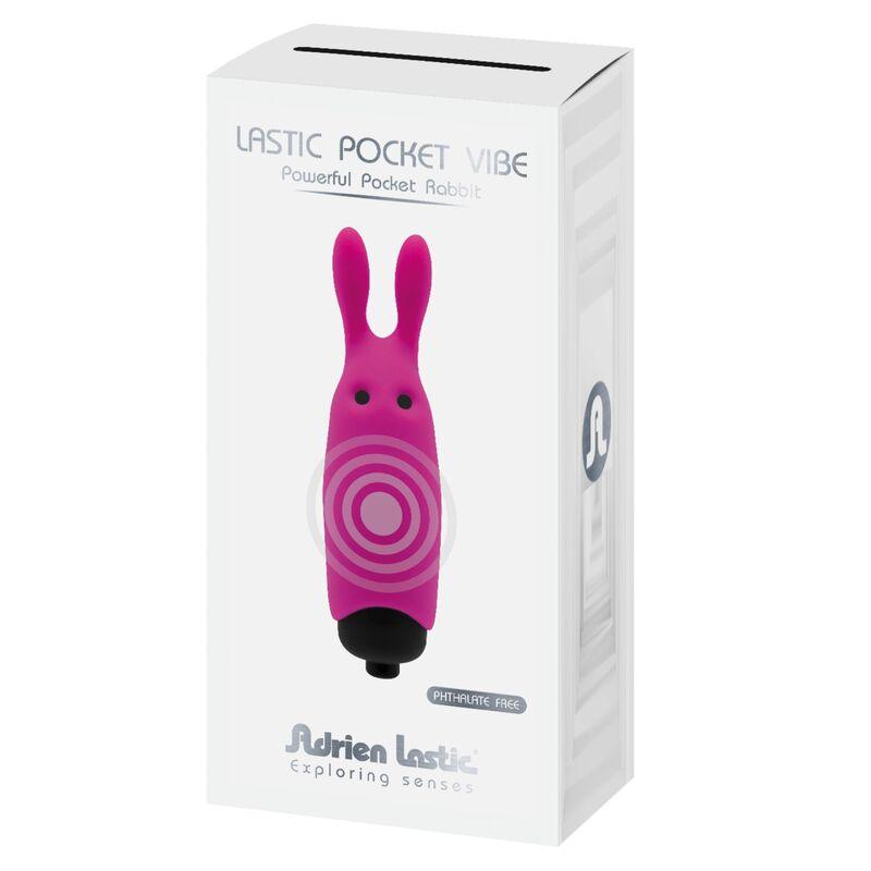 adrien lastic vibratore lastic pocket coniglio rosa