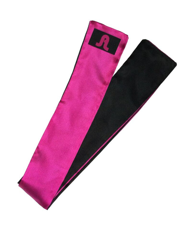 ADRIEN LASTIC - BENDA REVERSIBILE SATINATA ROSA/NERO