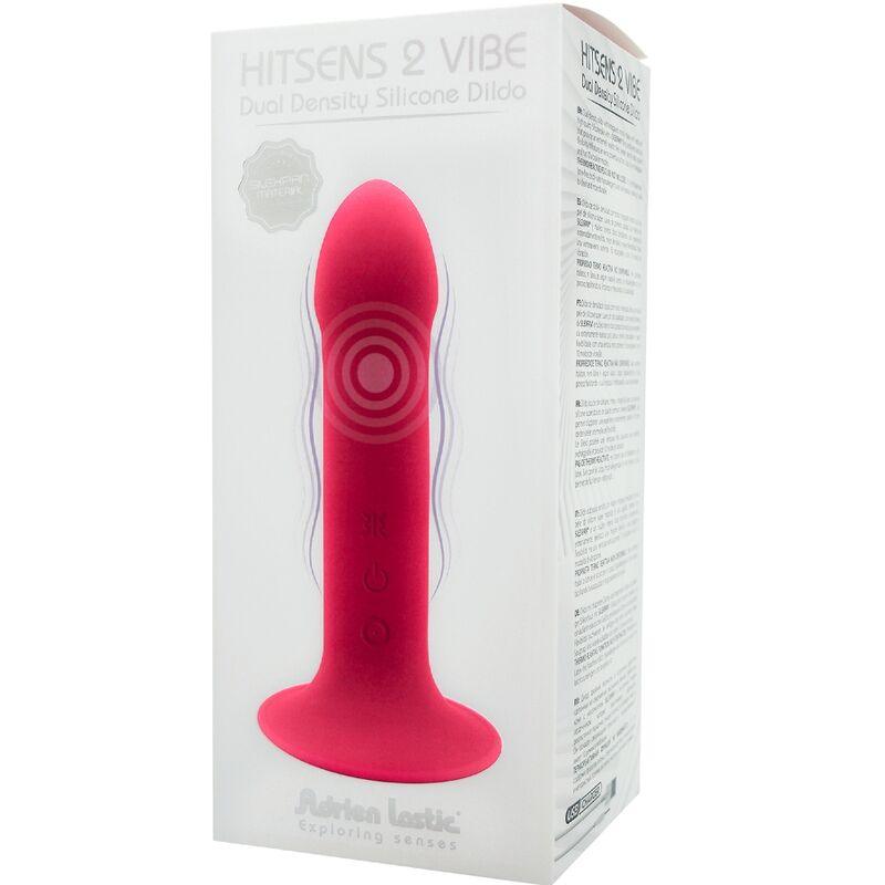 adrien lastic hitsens vibe 2 dildo in silicone rosa