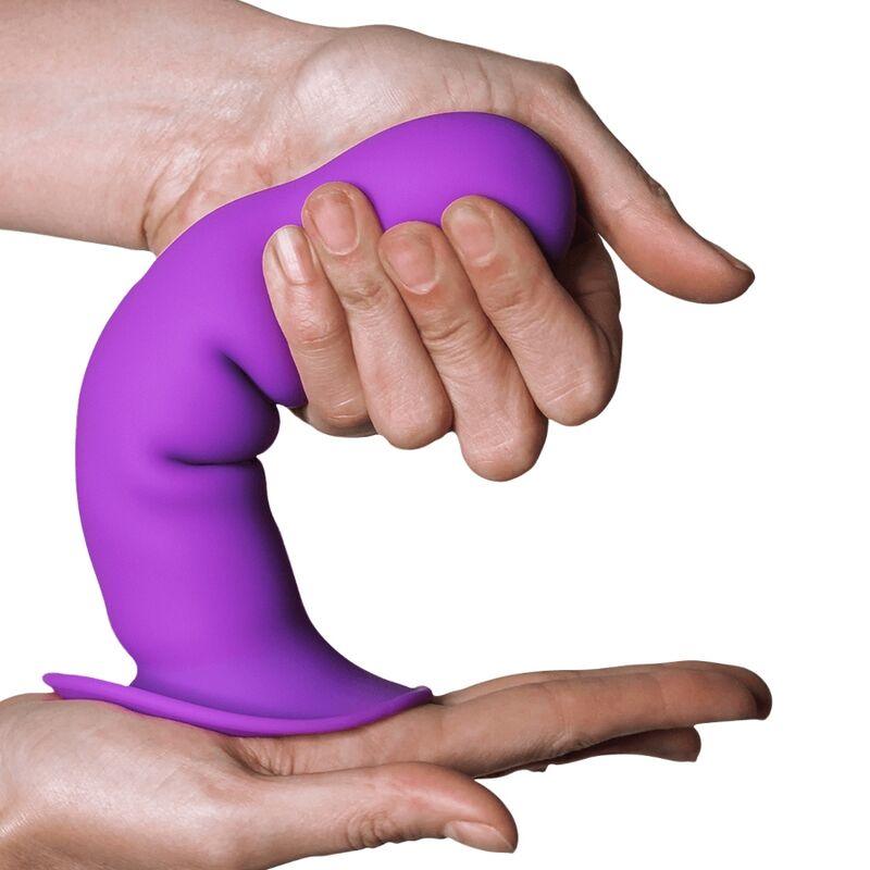 adrien lastic hitsens vibe 3 dildo in silicone viola