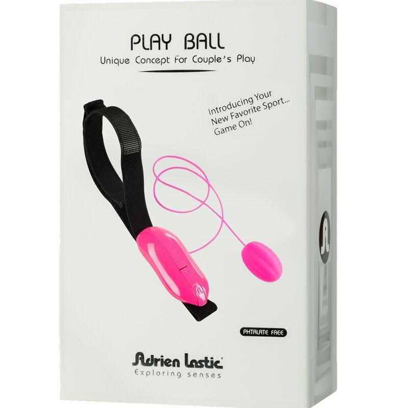 adrien lastic mini uovo vibrante play ball per coppia rosa