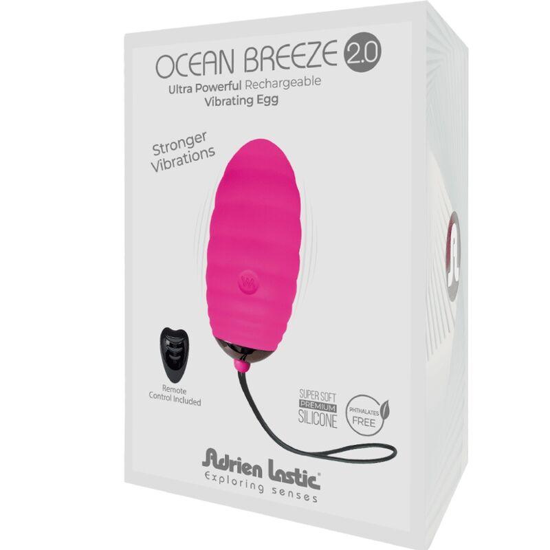 adrien lastic ocean breeze 2 0 uovo vibrante ricaricabile telecomando rosa