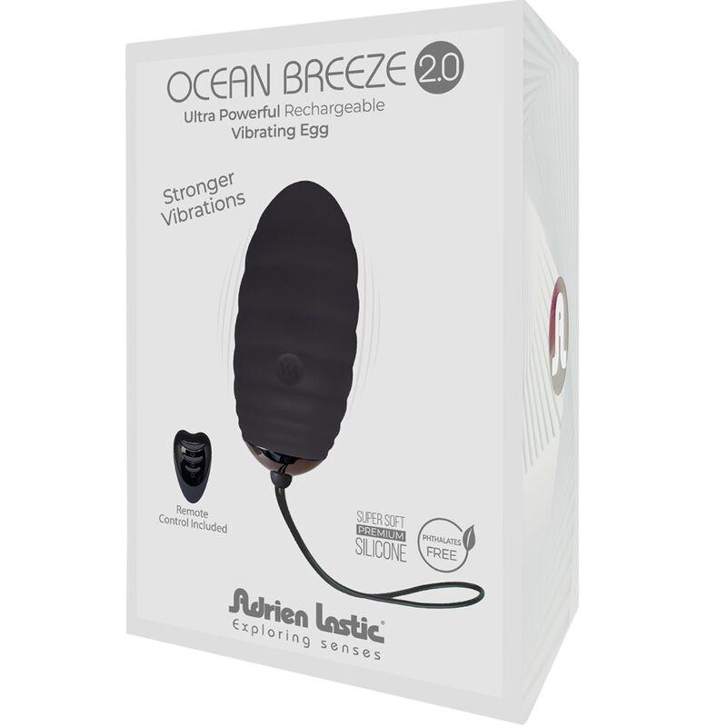 adrien lastic ocean breeze 2 0 uovo vibrante ricaricabile telecomando nero